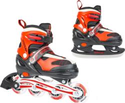 SPARTAN Inliner 2 In 1 Görkorcsolya - 30-33 Méret , Piros/Fekete (27401) (27401)