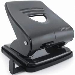 Rapesco 827 kétlyukú fém irodai lyukasztó fekete (PF827AB1)