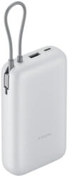 Xiaomi Power Bank 20000mAh (Integrated Cable) - Light Gray (PB2020MI)