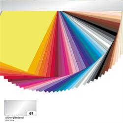  Dekorkarton 2 oldalas 50x70cm 10ív/csomag 130gr Csillogó Ezüst