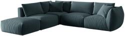 MICADONI Chris bársony sarokülőgarnitúra 295 cm, balos (MIC_LCO_184_F1_CHRIS6)