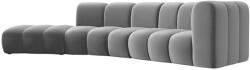 Micadoni Lupine bársony kanapé 335 cm, balos (MIC_SET1L_44_F1_LUPINE5)