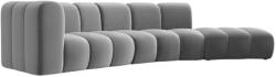Micadoni Lupine bársony kanapé 335 cm, jobb oldali (MIC_SET1R_44_F1_LUPINE5)