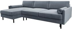 Micadoni Scott bársony kihúzható kanapé 212 cm, balos (MIC_LCF_51_F1_SCOTT2)