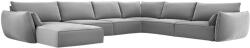 MICADONI Kaelle bársony sarokülőgarnitúra 384 cm, jobb oldali (MIC_UR_51_F1_KAELLE5)