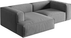 MICADONI Nuria bársony sarokgarnitúra 252 cm, balos (MIC_LC_88_F1_NURIA7)