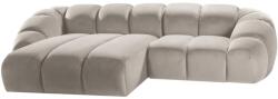 MICADONI Diana bársony sarokgarnitúra 294 cm, balos (MIC_LC_S_44_F1_DIANA1)