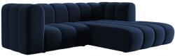 MICADONI Lupine bársony sarokkanapé 228 cm, jobb oldali (MIC_RC_44_F1_LUPINE2)