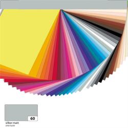 FOLIA Dekorkarton 2 oldalas 50x70cm 10ív/csomag 90gr Ezüst
