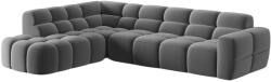 MICADONI Lisa bársony sarokgarnitúra 293 cm, balos (MIC_LCO_184_F1_LISA6)