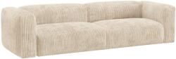 Micadoni Világos bézs színű, kordbársony, négyszemélyes Martina kanapé 320 cm (MIC_4S_212_F1_MARTINA1)