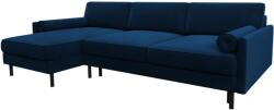 Micadoni Scott bársony kihúzható kanapé 212 cm, balos (MIC_LCF_51_F1_SCOTT3)