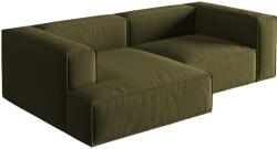 MICADONI Nuria bársony sarokgarnitúra 252 cm, balos (MIC_LC_88_F1_NURIA6)