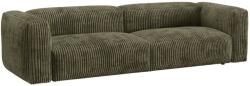 Micadoni Zöld bársony négyszemélyes Martina kanapé 320 cm (MIC_4S_212_F1_MARTINA3)