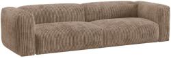 Micadoni Sötét bézs színű, kordbársony, négyszemélyes Martina kanapé, 320 cm (MIC_4S_212_F1_MARTINA2)
