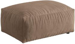 MICADONI Sötét bézs bársony lábtartó Martina 95 x 65 cm (MIC_POUF_120_F1_MARTINA2)