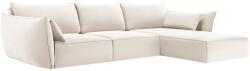 MICADONI Kaelle bársony sarokgarnitúra 308 cm, jobb oldali (MIC_RC_51_F1_KAELLE1)