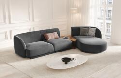 MICADONI Miley 325 cm-es bársony sarokülőgarnitúra, jobb oldali (MIC_SET5R_51_F1_MILEY4)