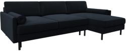 Micadoni Scott bársony kihúzható kanapé 212 cm, jobb oldali (MIC_RCF_51_F1_SCOTT4)