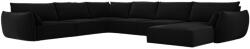 MICADONI Kaelle bársony sarokgarnitúra 384 cm, balos (MIC_UL_51_F1_KAELLE6)