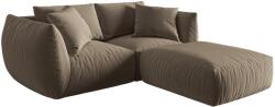 MICADONI Bársony sarokgarnitúra Chris 220 cm, balos/jobbos (MIC_SET1_184_F1_CHRIS3)