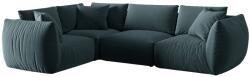 MICADONI Chris bársony sarokülőgarnitúra 295 cm, balos (MIC_LC_184_F1_CHRIS6)