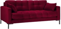 Micadoni Borvörös bársony háromszemélyes kanapé MICADONI MAMAIA 177 cm (MIC_2S_F1_MAMAIA3)