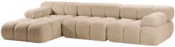 MICADONI Bouclé Bellis sarokkanapé 282 cm, balos (MIC_SET5L_213_F1_BELLIS2)