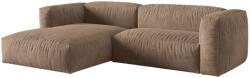 MICADONI Martina bársony sarokgarnitúra 280 cm, balos (MIC_LC_S_120_F1_MARTINA2)