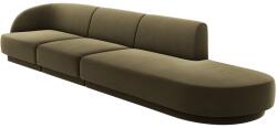 Micadoni Miley bársony kanapé 323 cm, jobb oldali (MIC_R4SOR_51_F1_MILEY8)