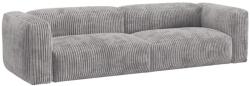 Micadoni Világosszürke, bársony, négyszemélyes Martina kanapé 320 cm (MIC_4S_212_F1_MARTINA4)