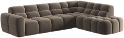 MICADONI Lisa bársony sarokkanapé 293 cm, jobb oldali (MIC_RCO_184_F1_LISA2)
