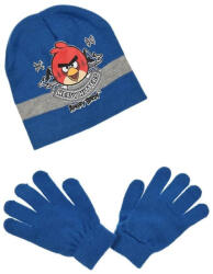 Angry Birds gyerek sapka és kesztyű szett - Világoskék - 54 cm
