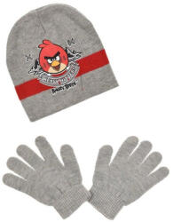 Angry Birds gyerek sapka és kesztyű szett - Szürke - 54 cm