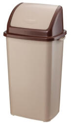 Planet Szemetes kuka billenő fedéllel műanyag 70 literes barna UP904-210