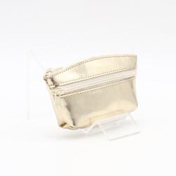 Amnisu hologramos arany kettő cipzáras bőr kulcstartó b2002