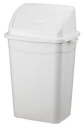 Planet Szemetes kuka billenő fedéllel műanyag 26 literes fehér UP119-101