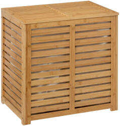 Brius Cos rufe bambus 2 compartimente, 100 litri, 58x40x60 cm, capacitate mare, natur (JJ-160823A)