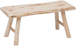 Brius Atmosphera Woody bancuta decorativa din lemn de plop, stil natural, 70x26x31 cm, bej (JJ-202230)
