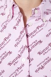 KENZO Памучна риза Kenzo Printed Slim Fit Shirt (FE52CH0879D2.30)