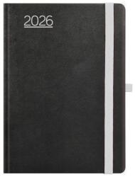 TopTimer Határidőnapló 2026, N015 A5 (Heti beoszt. ) FEKETE-SZÜRKE (26T015N-005)