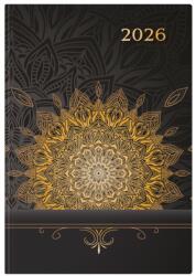 TopTimer Határidőnapló 2026, J021 A5 (Napi beoszt. ) MANDALA (26T021J-313)