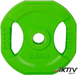 AktivSport Súlytárcsa Aktivsport 2, 5 kg zöld (LDBS-302_2,5KG) - aktivsport Súlytárcsa
