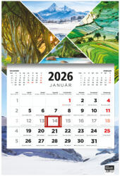 TopTimer T081 Speditőrnaptár 2026, 1 tömb, ÉVSZAKOK (26T8100-012)