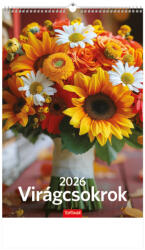 TopTimer Falinaptár 2026, T094 VIRÁGCSOKROK (26T9400-04A)