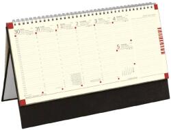 TopTimer C051 álló asztali naptár, 2026, vágott jegyzettömbbel, FEKETE (26C510T-003)