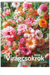 TopTimer Falinaptár 2026, T093 VIRÁGCSOKROK (26T9300-16A)