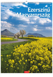 TopTimer Falinaptár 2026, T093 EZERSZÍNŰ MAGYARORSZÁG (26T9300-07A)