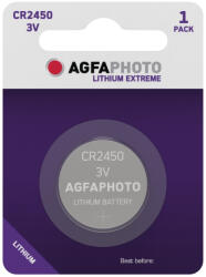 AgfaPhoto AgfaPhoto Lithium Gombelem CR2450 B1 (APCR2450-NEW)