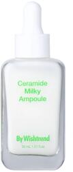 Wishtrend Ceramide Milky Ampoule - Helyreállító Nyugtató Arcampulla Ceramidokkal 30ml